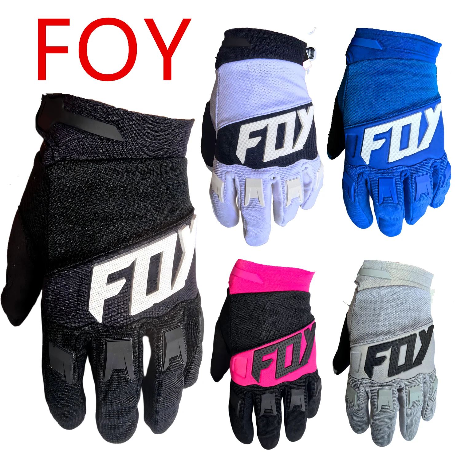 FOY Off-Road Glove Motorcycle Gloves Enduro Shockproof Mens Racing Mtb Guantes Moto Gloves Cross Luvas Motorbike MX ATV Gloves
