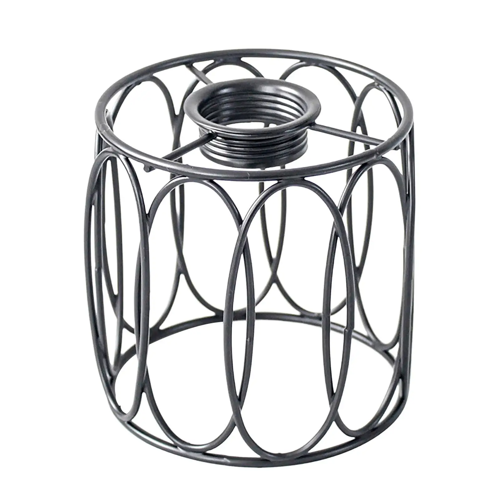 Paralume vintage Gabbia in ferro E14 Lampada in metallo Gabbia di protezione per lampada per