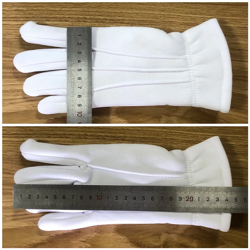 White Men Women Winter Thicken Snow Cotton Gloves Thermal Super Warm Cotton Gloves Work Cycling Bike Mittens Quilted Warm