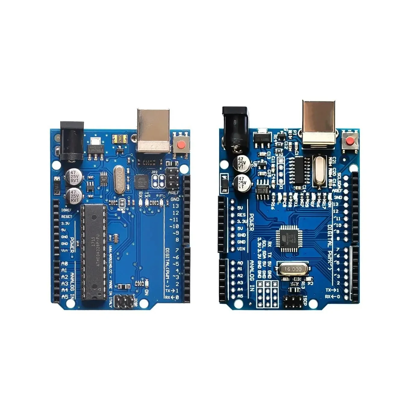 UNO R3 kotak resmi ATMEGA16U2 / UNO + WiFi R3 asli ATMEGA328P Chip CH340G untuk Arduino UNO R3 Development Board WeMos ESP8266