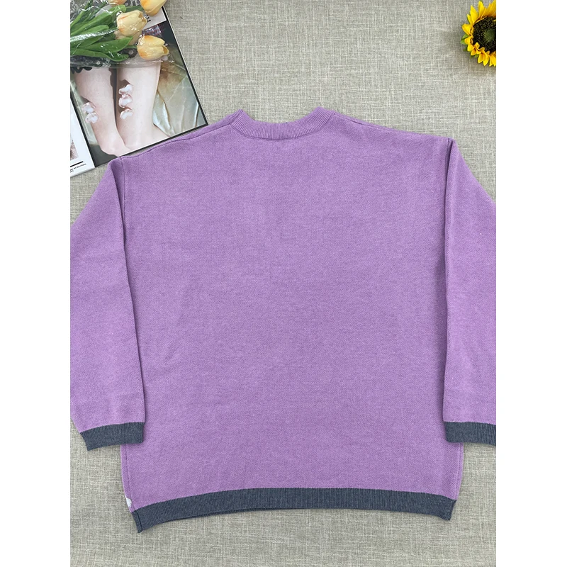 Suéter de cuello redondo para mujer, sudadera holgada de manga larga con capucha, ropa Vintage de HipHop Y2K, otoño e invierno, novedad