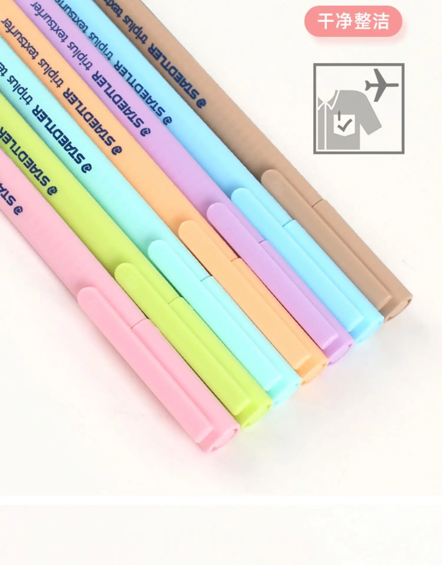 1pc STAEDTLER 362C Macaron Color Highlighter Pen Graffiti Coloring Markers Pen Soft Color Marker School Supplies Stationary