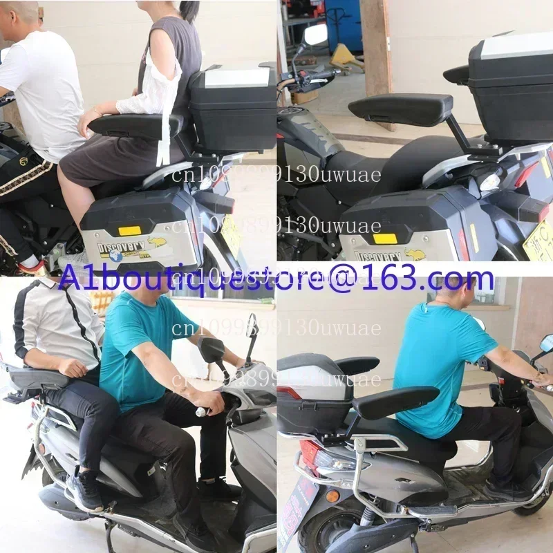 

Motorcycle Rear Seat Safety Armrest Foldable Children's Tension Electric Scooter Rear Armrest Modification Accessories