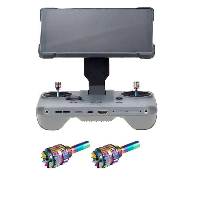 2 шт. металлический джойстик, рычаг управления большим пальцем, замена запасных частей для DJI Air 3 3S/Mini 5 Pro/Mini 4 Pro, аксессуары для дронов