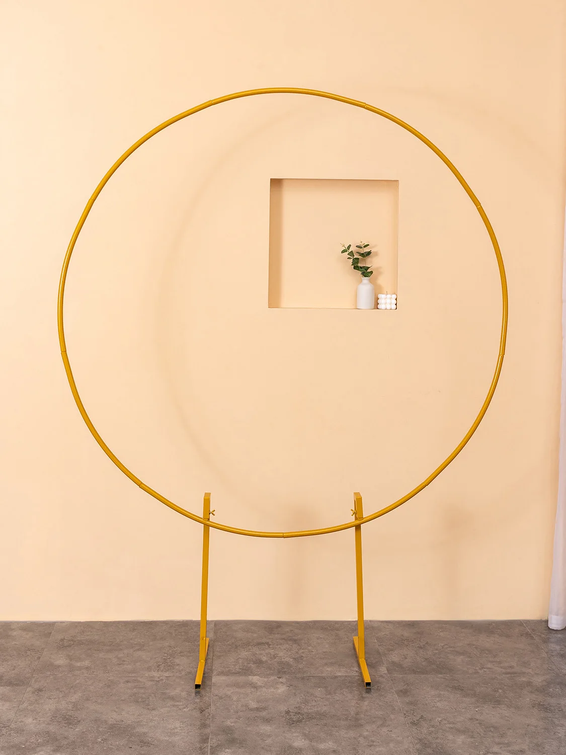 Metal Background Cover Stand Round Heightened Iron Arch Balloon Stand Birthday Party Baby Shower Background Decoration Stand