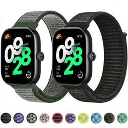 Breathable Strap for Redmi Watch 5 4 Nylon Loop Replaceable Wristband Smart Watch Belt for Xiaomi Mi Band 9 8 Pro Sports Band