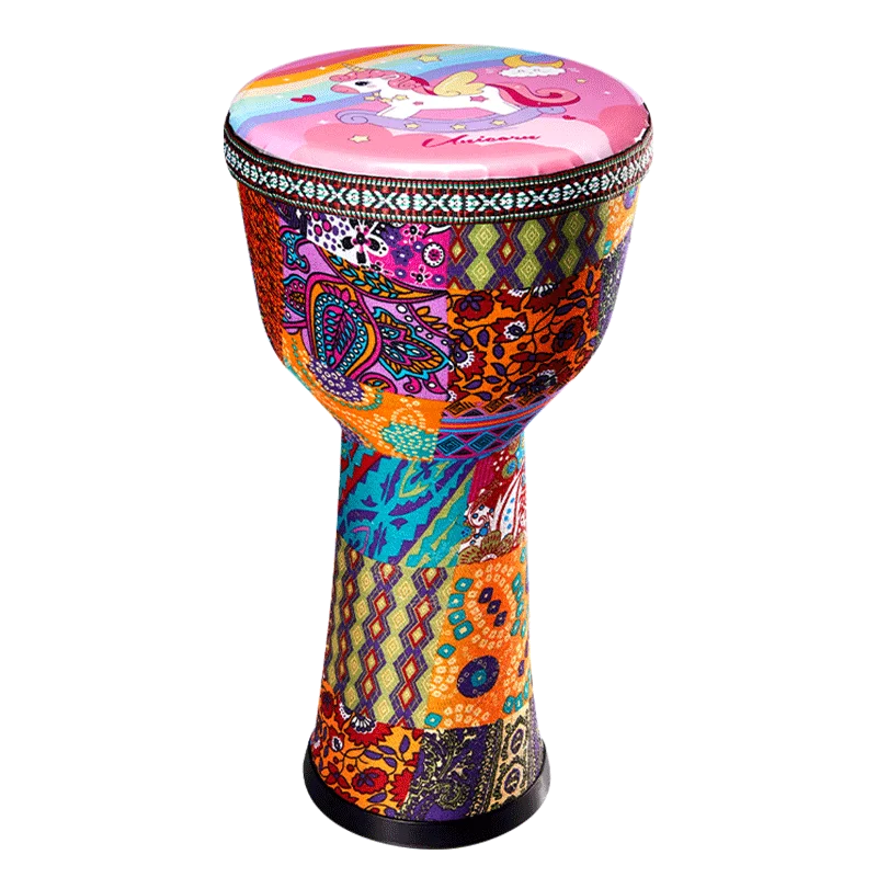 Customizable 8 PVC African Drum for Kids Children Musical Exploration Hand Drum Educational Percussion OEM Custom Design
