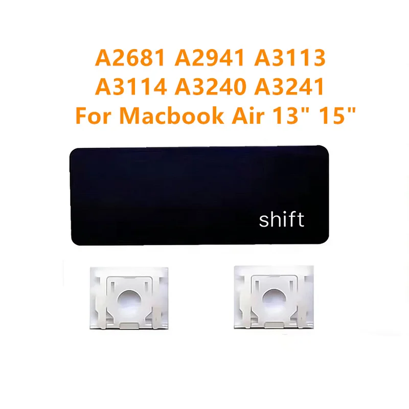 

Запасная накладка и шарнир для правой клавиши Shift для MacBook Air 13 и 15 дюймов, модели A2681, A2941, A3113, A3114, A3240, A3241, 2024-2025 годов выпуска