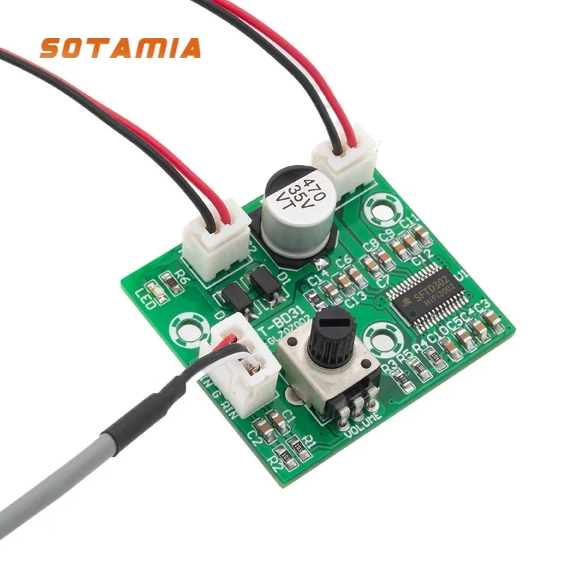 SOTAMIA-Placa de Audio de alta potencia para el hogar inteligente, módulo Amplificador de potencia de 60W, HIFI, 12V, 24V