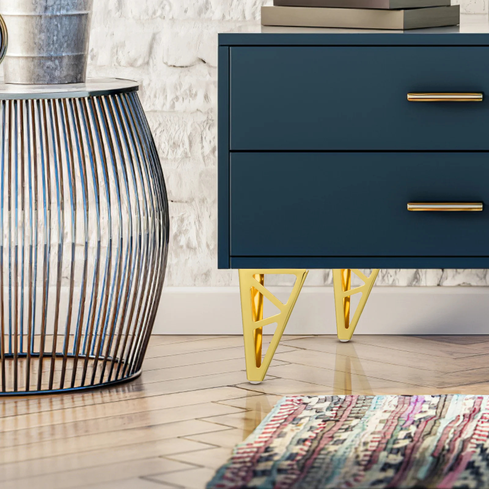 

4Pcs Furniture Legs Support Heavy Duty Metal Sofa Legs Replacement for Coffee Table Nightstand Cabinet Bench Table Feet