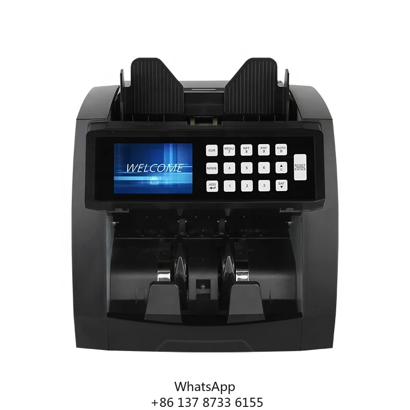 Bank Grade One Pocket 2 CIS Value Counting Machine,banknote Value Sorting Machine,denomination Counters