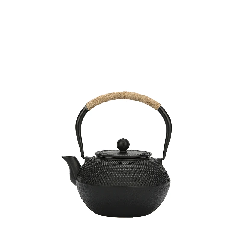 Cast Iron Teapot Tea Kettle for Boiling Water Oolong Tea 300/600/900ML Japanese Iron Tea Pot with Stainless Steel Infuser