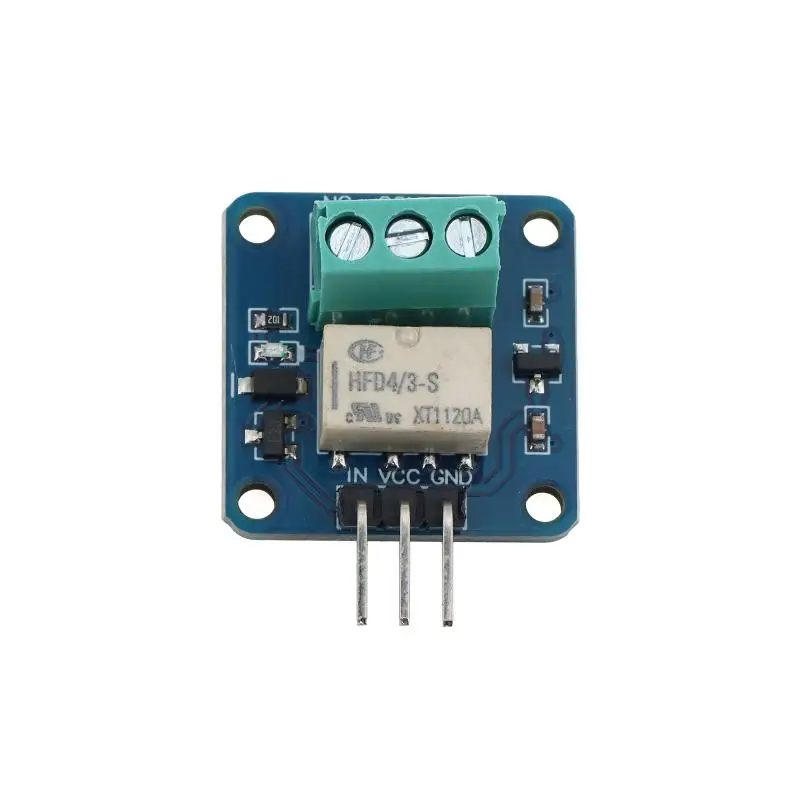 HFD4/3-S Thin Profile Relay Module 3.3V 5V Durable Construction Compatible with STM32 51 Microcontroller for Robotics Projects