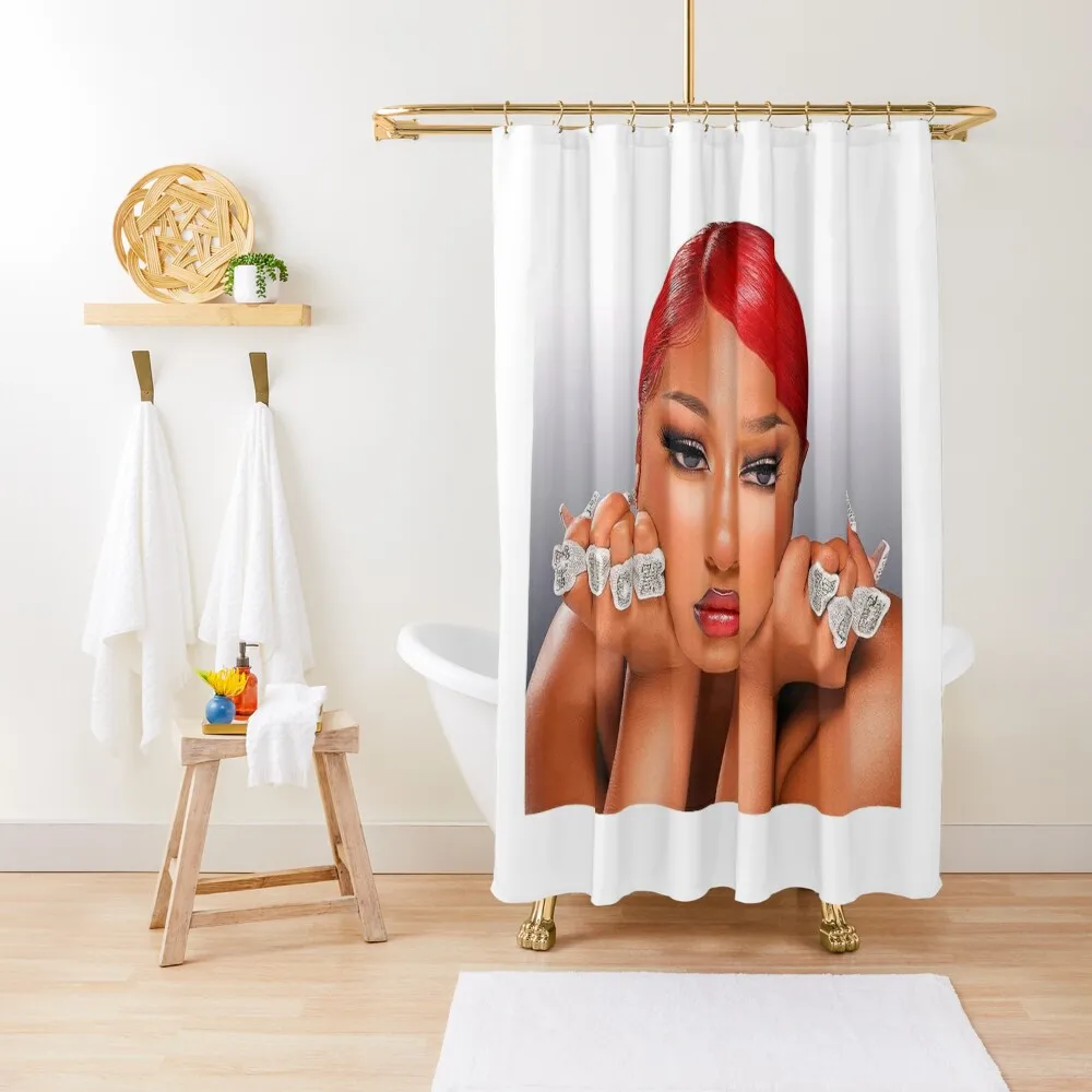 

Megan Thee Stallion Shower Curtain Waterproof Shower For The Bathroom Elegant Bathroom For Bathroom Shower Curtain