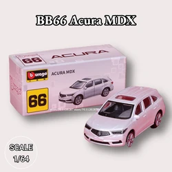 Bburago 1/64 Mini Car Model, BB66 Acura MDX Scale Miniature Art Diecast Vehicle Replica Collection Toy