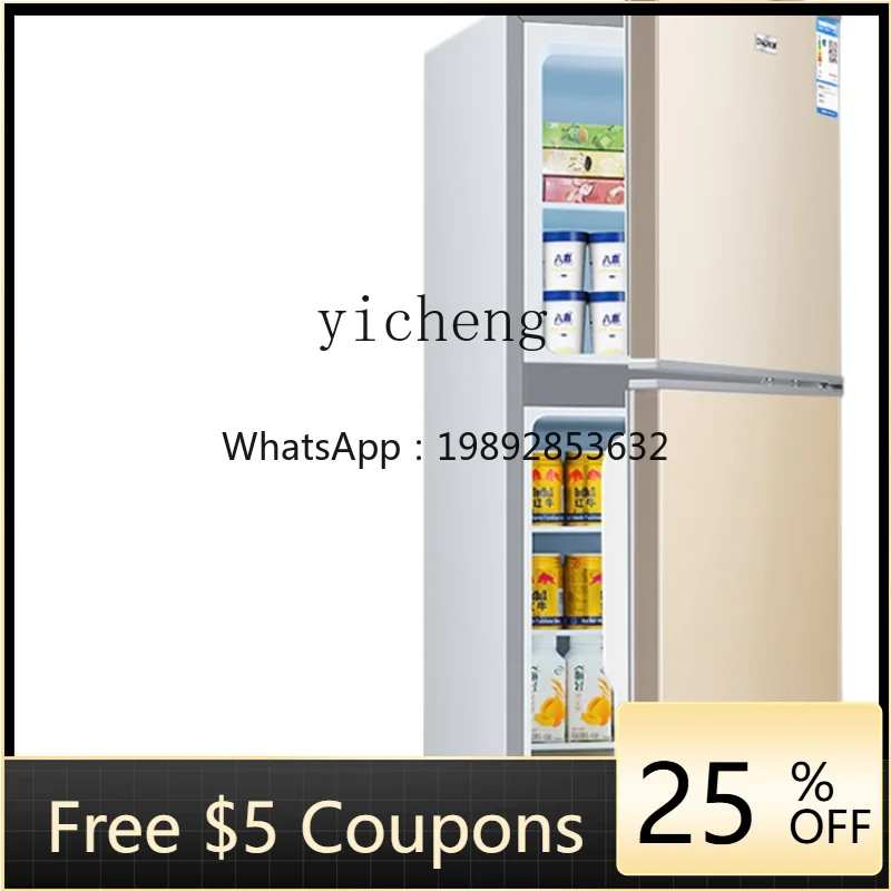 

XL Refrigerator Small Household Frozen and Refrigerated Mute First-Class Energy-Saving Double-Door Refrigerator