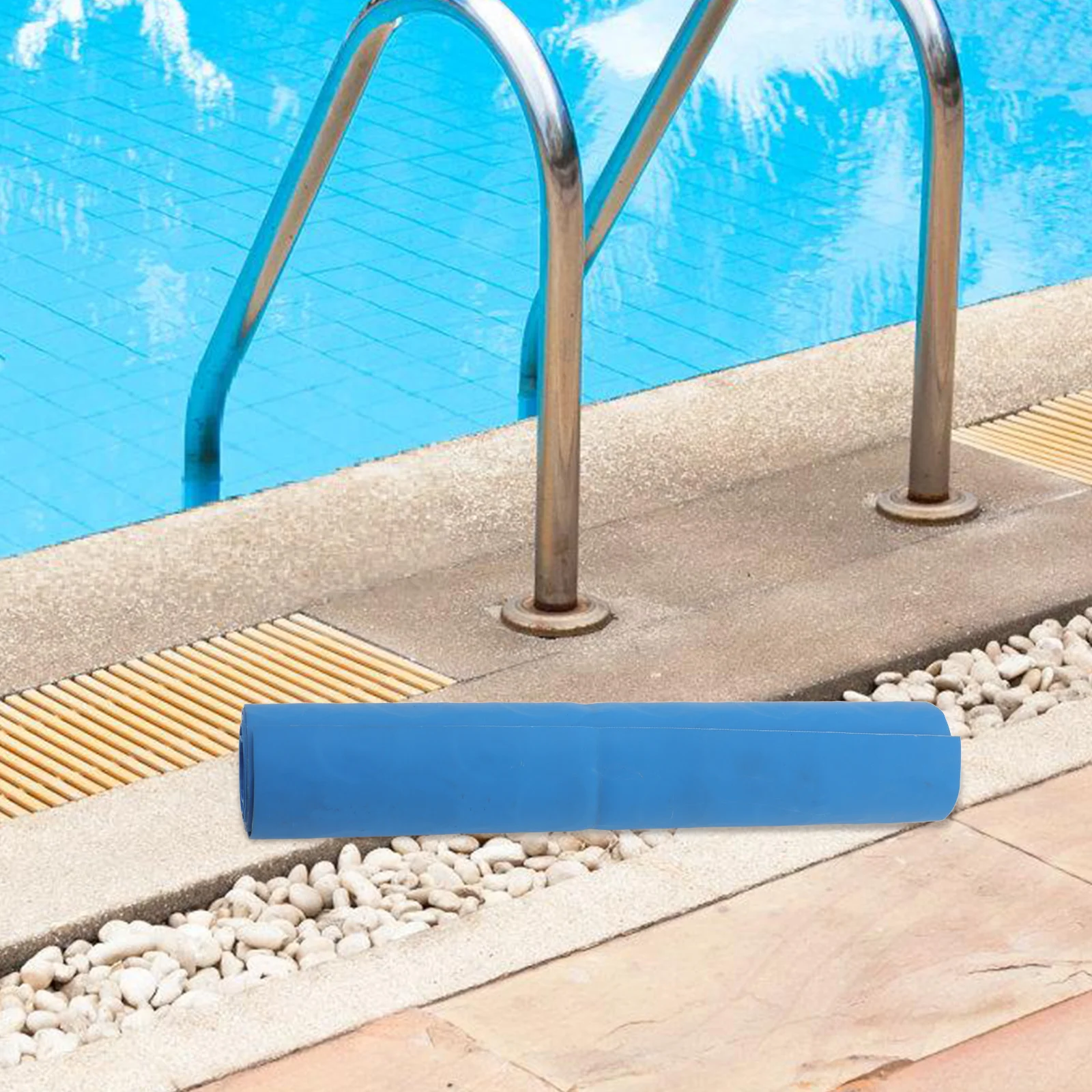 

2 Pcs Non-slip Floor Mat Pool Ladder Stairs Step for above Ground Mats Swimming