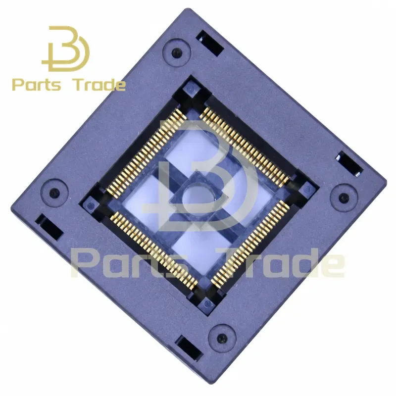 0.5mm Pitch TQFP100 LQFP100 IC Programming Socket Burner Adapter Aging Test Socket for Chip Programmer Equipment