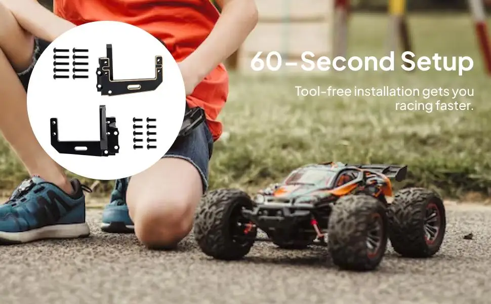 Messing Servo Holding Servo Bracket Assembly, Stuurinrichting Seat Servo Bracket, voor DIY Model op