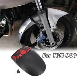 For Yamaha TDM 900 Front Fender Hugger Extension Mudguard Extender Wheel Cover Splash Guard Motorcycle Accessories TDM900 Black
