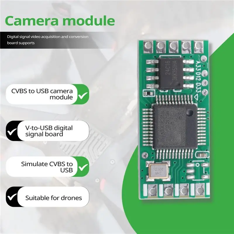 FULL-6Pcs Analog CVBS To USB Camera Module AV-To-USB Digital Signal Video Capture Conversion Boad Support YUY/MJPG