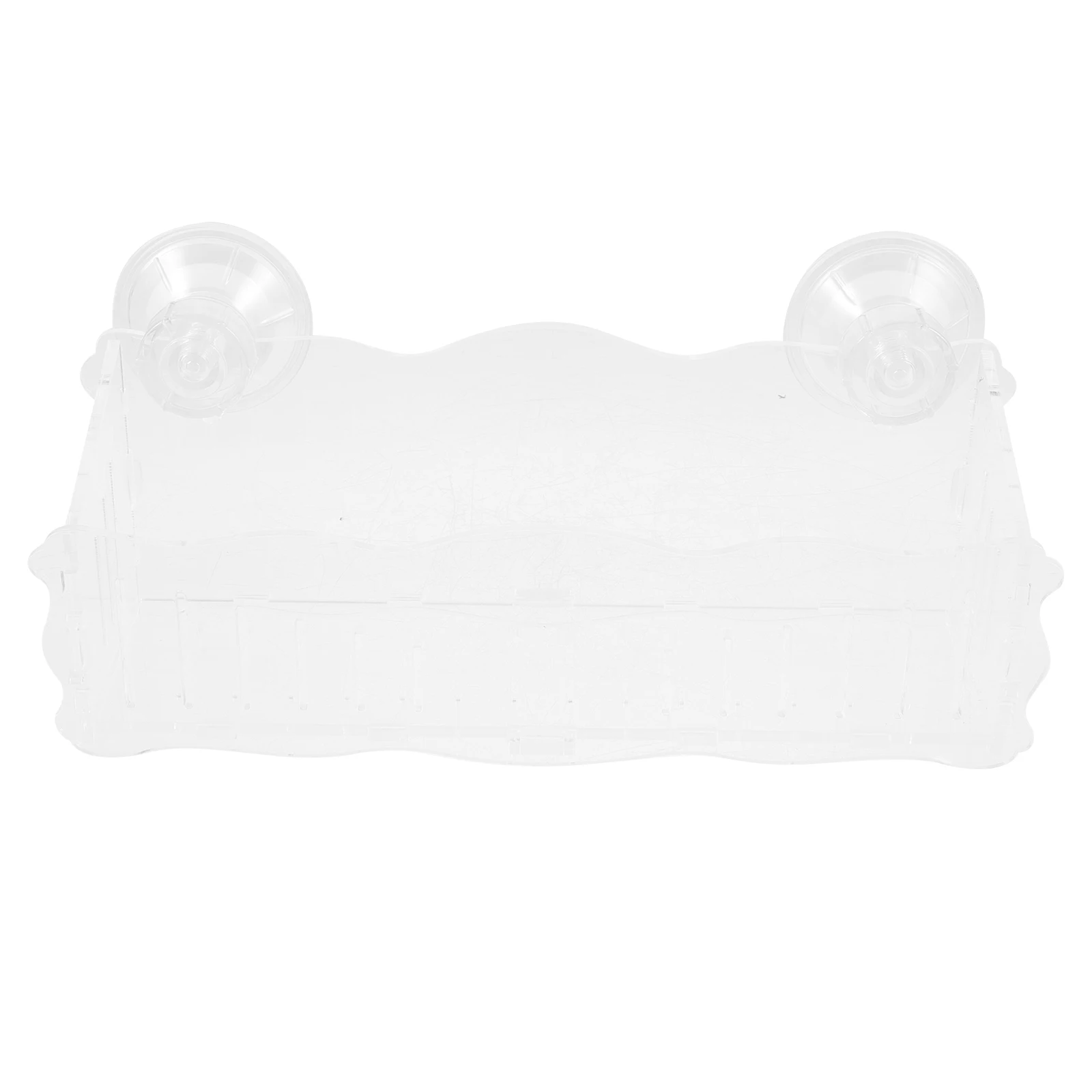 

Suction Cup Flower Pot Window Shelf Large Clear Acrylic Planter Holder for Plants Storage Organizer Strong Suction Cups Easy