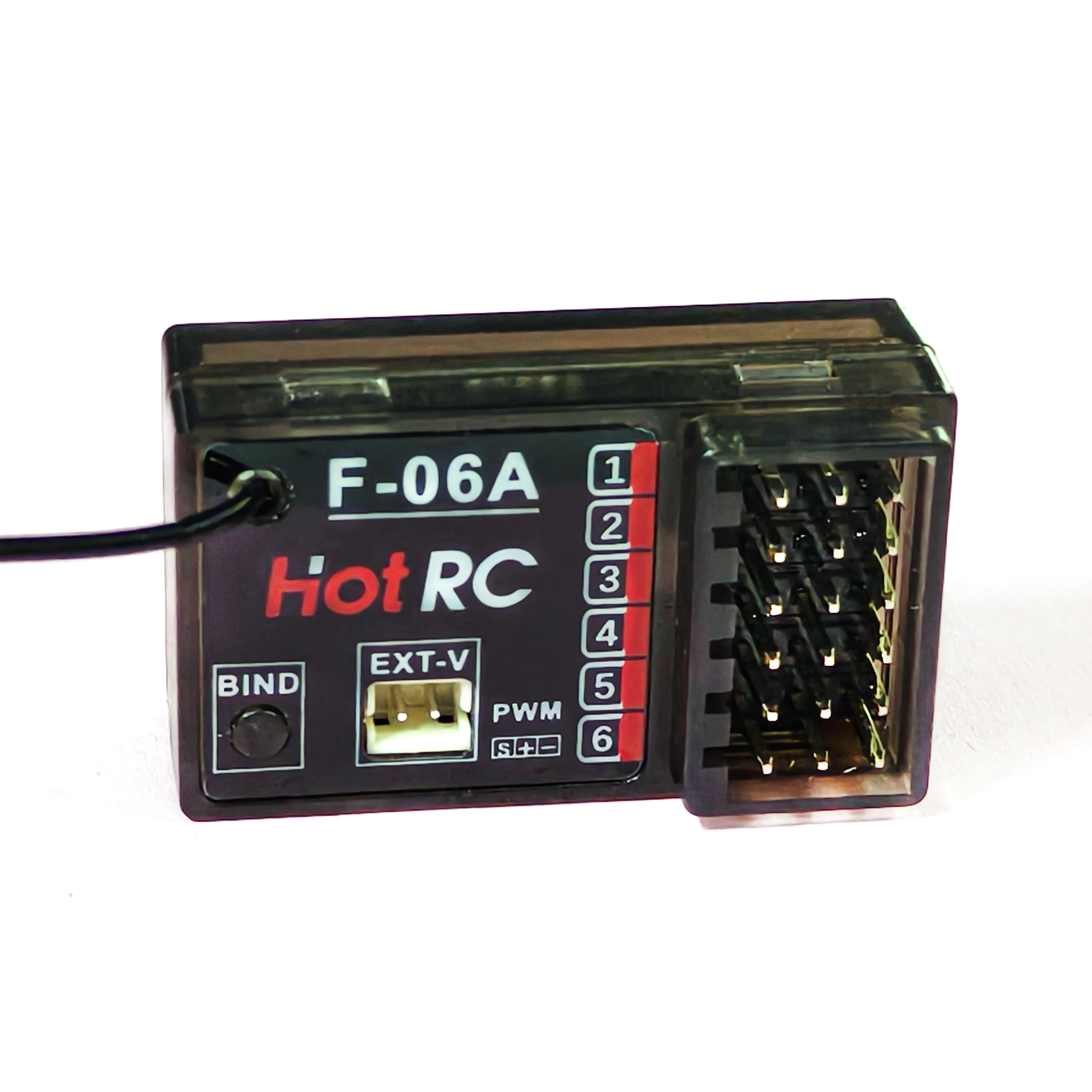 HOTRC DS-600 6CH 2.4GHz Radio System Transmitter Remote Controller   with F-06A Channel Receiver for RC Boat