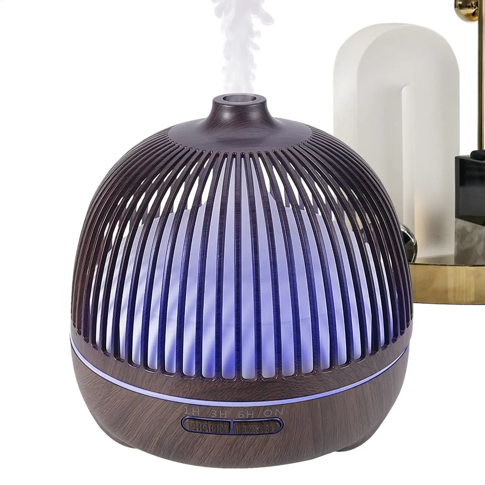 

Масляный диффузор, древесное зерно, таймер большой емкости, машина для ароматерапии, 550 мл, ультразвуковой освежитель воздуха, туман для домашнего дома, жизни