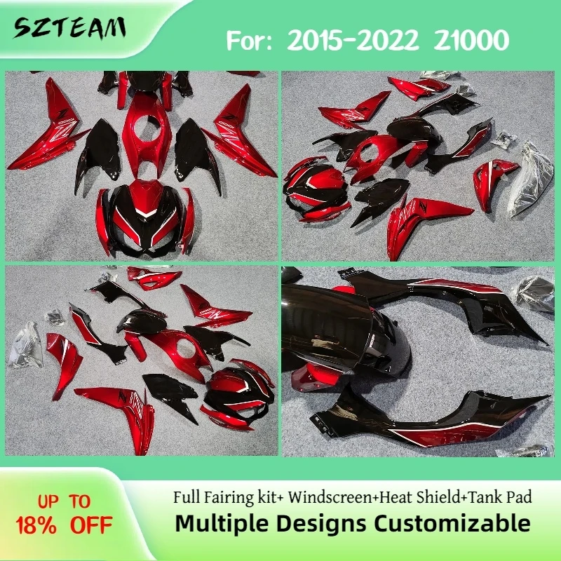

For KAWASAKI Z1000 2015 2016 2017 2018 2019 2020 2021 2022 ABS Fairing Kit Z 1000 15-22 ABS Motorcycle Fairings