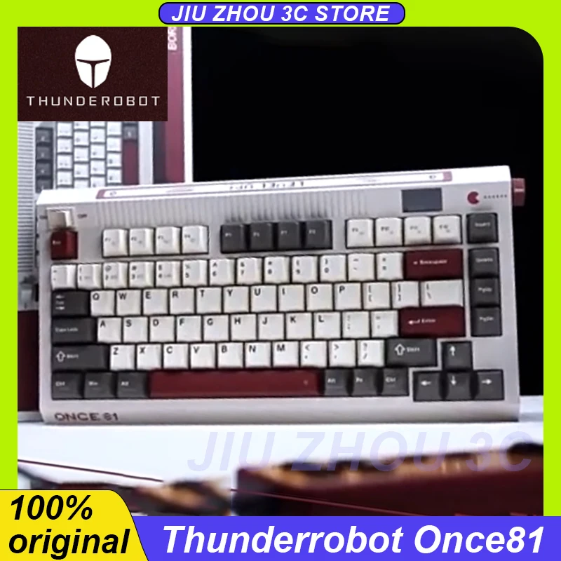 Thunderrobot Once81 Mechanical Keyboard 81 Keys Wired/Wireless/Bluetooth Three Mode Gasket Rgb Esports Gaming Custom Keyboard