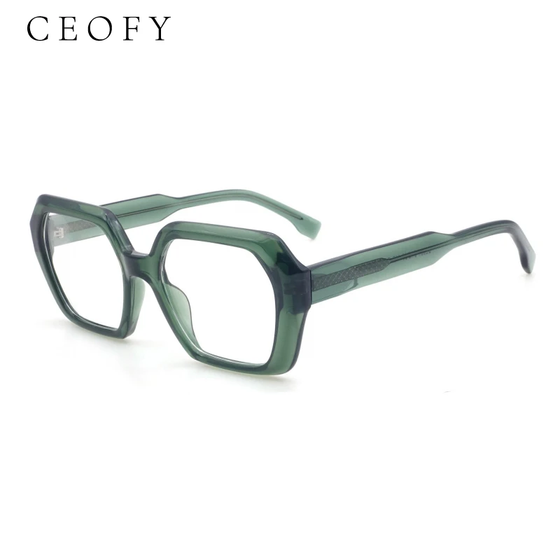 

Ceofy Men Women Fashion Hot Sell Myopia Eyeglasses Frame Brand Design Optical Vintage Prescription Glasses Frame