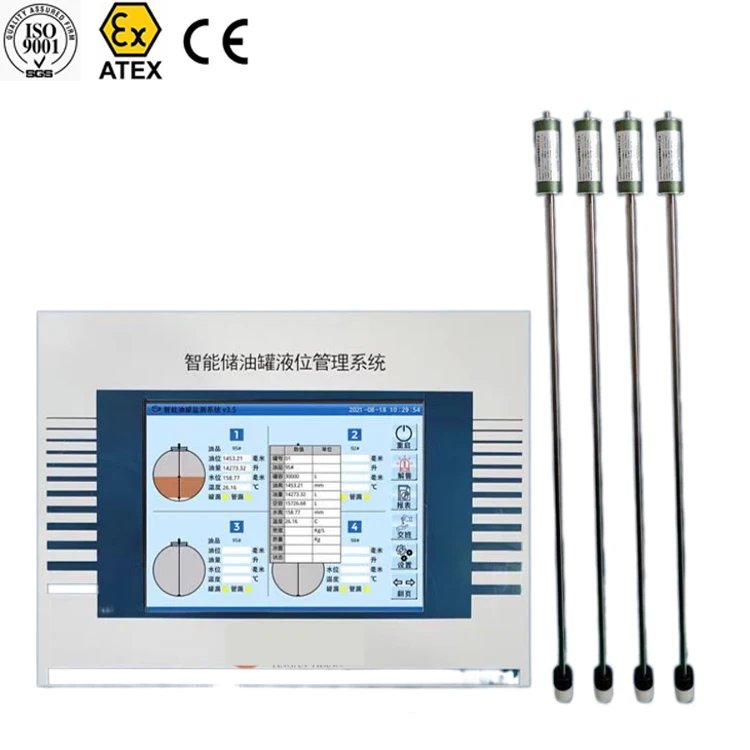 

SRM901oil Water Interface Level Gauge Sonsole-Oil Level, Density Temperature Oil Liquid Level Sensor