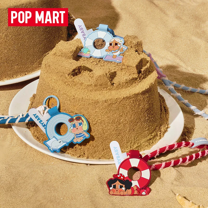 Genuine POP MART CRYBABY Vacation Mode on Series Long Phone Lanyard Blind Box Official Trendy Collectible Accessory
