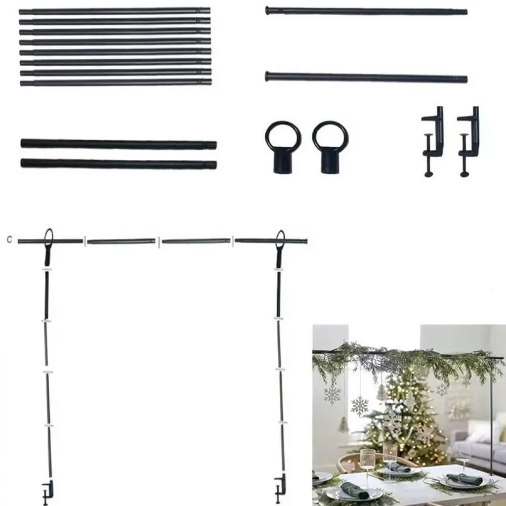 Adjustable Table Archway Frame Iron Balloon Holder Stand For Wedding Birthday Party Decoration Background Support