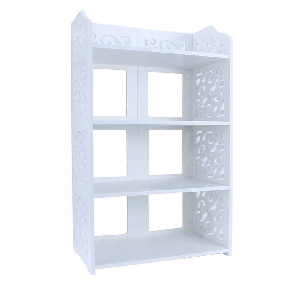 

Shoe Cabinets, 4 Tiers White Hollow Out Shoe Rack Stand Storage Organiser Shelf Easy To Assemblly for Living Room, Shoe Cabinets