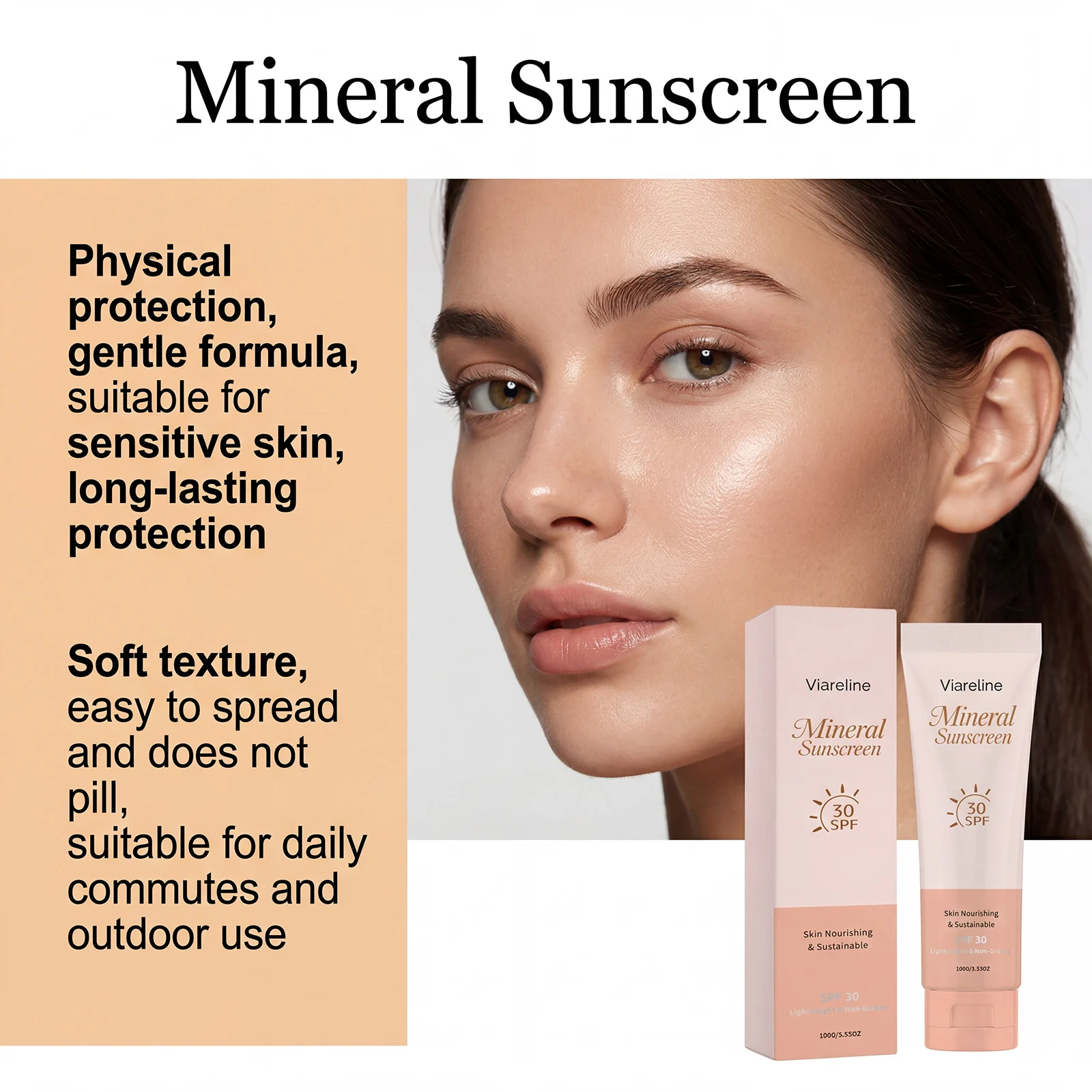 واقي شمس معدني واسع الطيف، مرط - مراجعة Physical Sunscreen Mineral وسعره