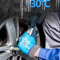 -30 Thickened Work Gloves Waterproof Windproof Coldproof Full Finger Gloves Winter Padded Outdoor Riding Gloves 3