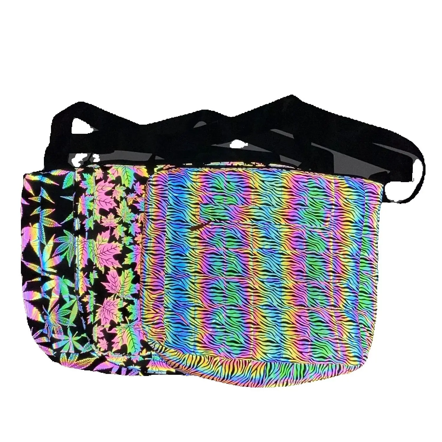 

Индивидуальные ночные светоотражающие сумки большой емкости, повседневные сумки через плечо, женские сумки-тоут Y2K High Street, мужские сумка bolsos