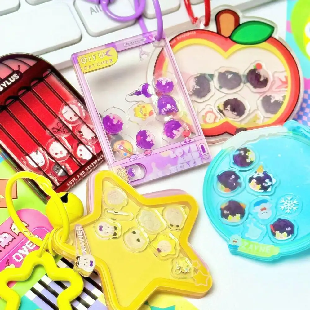 Love And Deep Space Mini Cute Style High Appearance Level Acrylic Rocking Keychain Pendant