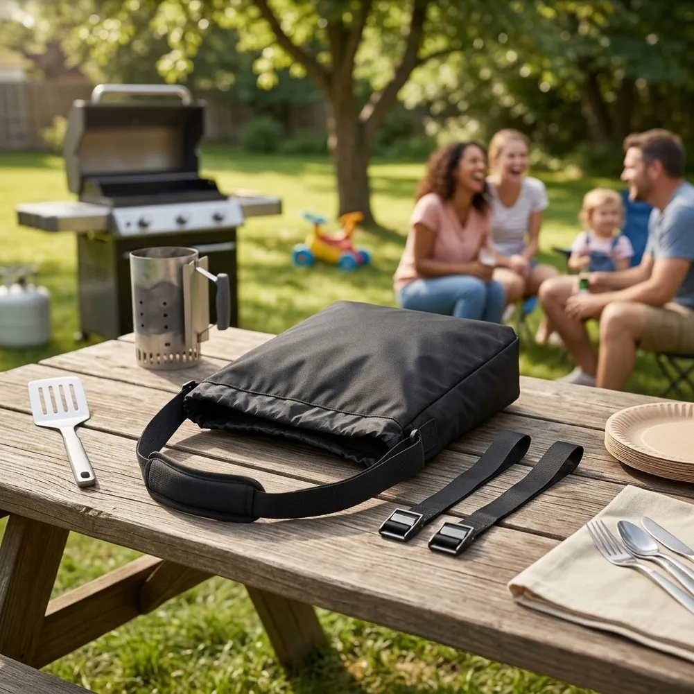 lightweight-carry-bag-for-for-picnic-cooler-contents-barbecue-supplies-and-dumbbells-featuring-adjustable-strap-length-control