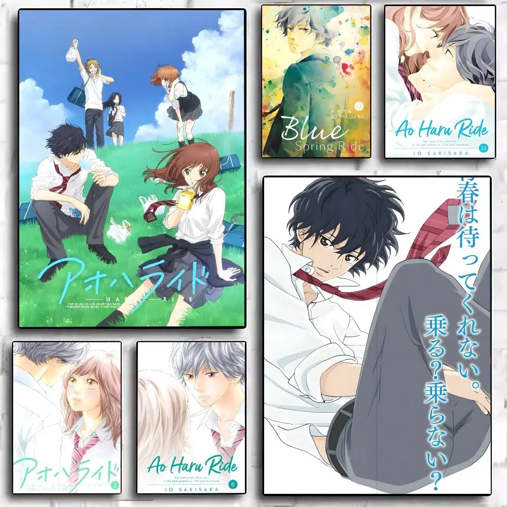 Anime A-Ao Haru R-Ride Poster Painting And Print Wall Art Picture For Home Room Decor Gifts
