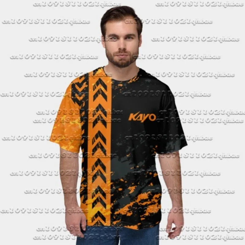 

3D Round Neck Motorcycle Racing T-shirt Breathable and Sweat Absorbing for Men and Women Outdoor Cycling Retro Motorcycle Style