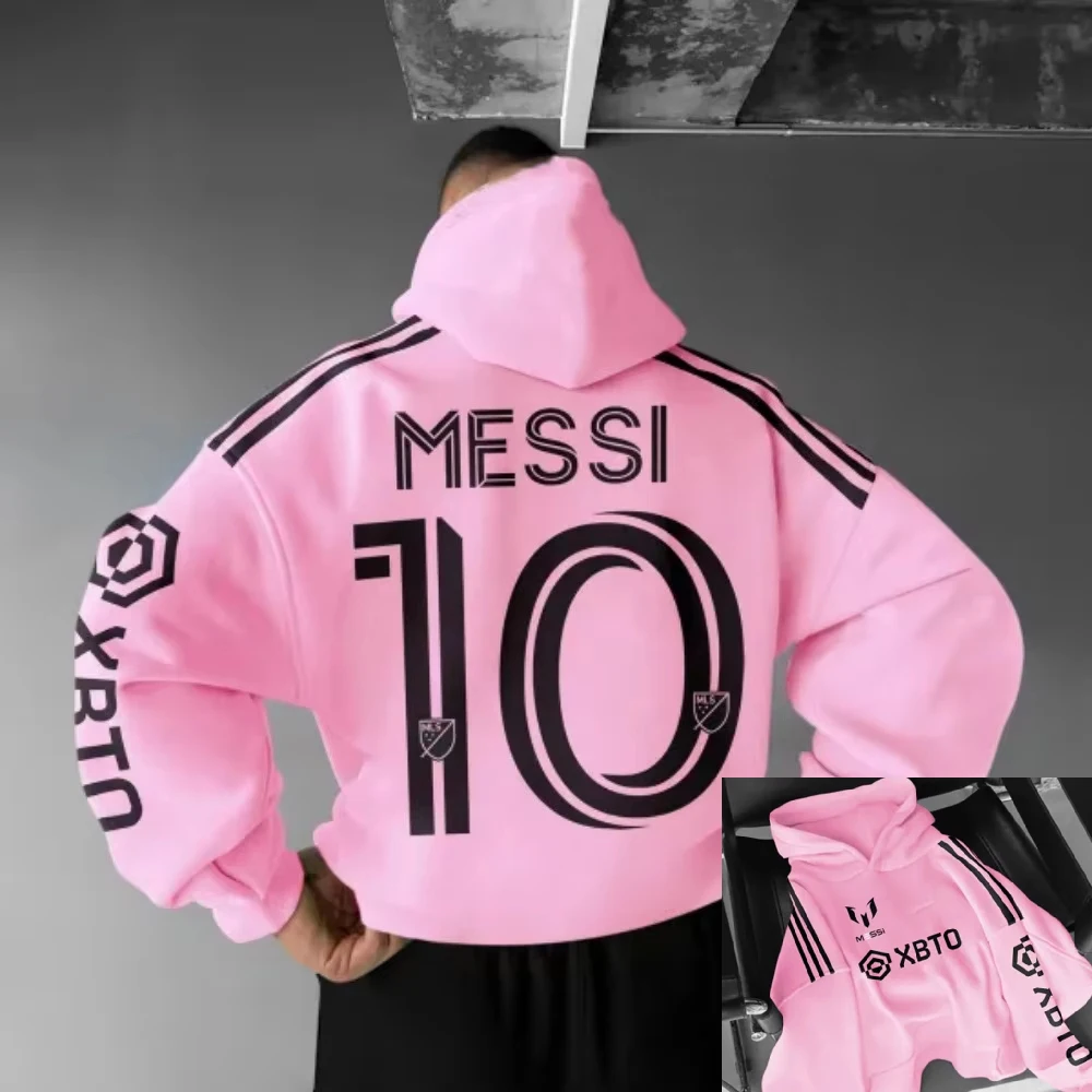 Football Star Messi Men\'s Hoodie 3d Printing Classic Trend Long Sleeve Sweater Men Women Pullover Hooded Casual Hoodie Clothing