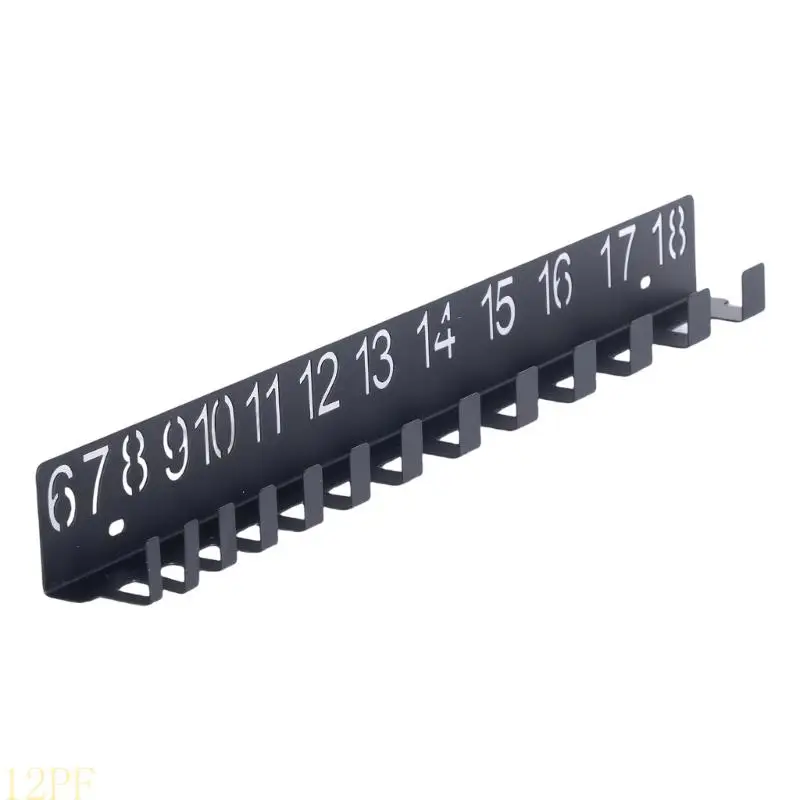 12PF Versatile Iron Tool Rack Wall Mounted Hooks Wrench Rack For Home Garage Workshop Storage Holder Tool Accessories