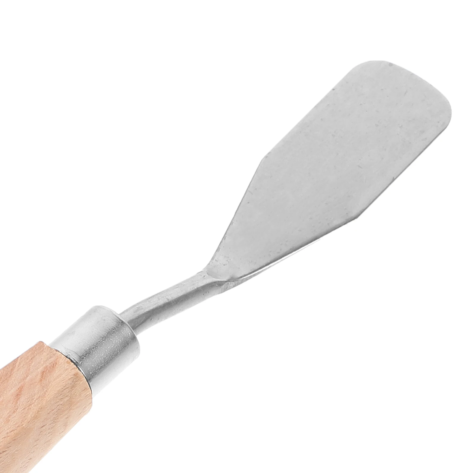 

7Pcs Oil Painting Scrapers Metal Scrapers with Wooden Handles Paint Mixing Tools for Canvas Clay Pigment Art Supplies