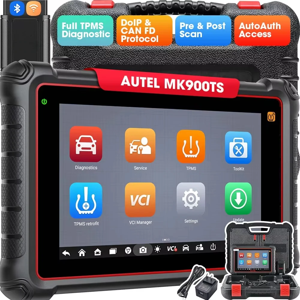 Autel Maxicom Mk900ts Mk900-ts With Powerful Tpms Full System Bi-directional Control Automotive Diagnostic Tools Scanner For Car