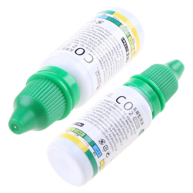 Solusi reagen Penggunaan dengan indikator CO2 0,5 oz untuk akuarium ditanam untuk tan