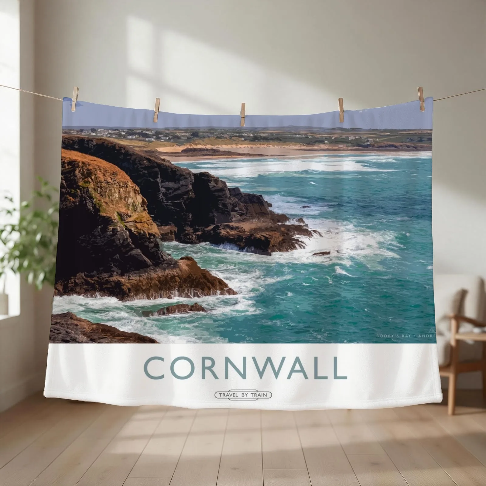Cornwall Throw Blanket couch cozy soft plush fuzzy picnic outdoor blanket
