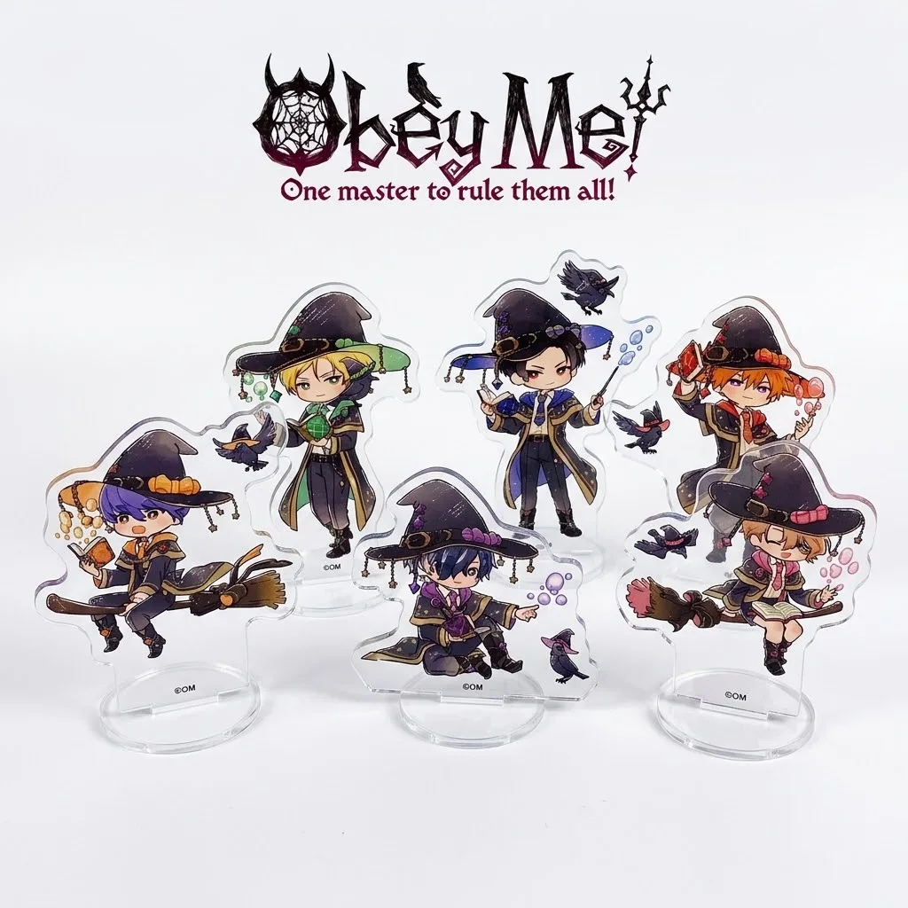 10CM love Obey Me cool Acrylic Stand Keychain Cosplay Characters Ornament Accessories Christmas Collection Gifts