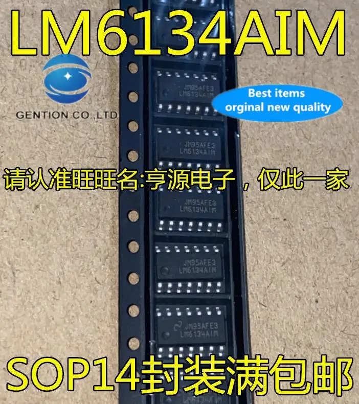 

10pcs 100% orginal new in stock LM6134AIMX LM6134AIM LM6134 SOP14 input and output operational amplifier chip